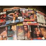 Boxing : Good lot of magazines, books - cuttings o