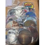 Records : Picture Discs 7 inch in sleeves all in s