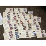 Stamps : Gb mint set of paralympic sets in pairs w