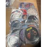 Records : Picture Discs 7 inch in sleeves all in s