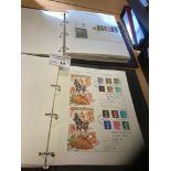 Stamps : GB definitive & regional FDC's in 2 album