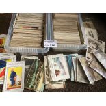 Postcards : A large collection of general cards in