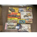 Diecast : Kits - various in box (10) inc English F