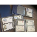 Stamps : GB - box of 5 cover albums with first day