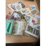 Postcards : 90 novelty cards - all types