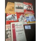 Speedway : Small collection of rare programmes inc