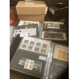 Stamps : GB presentation packs in albums 2003-2012