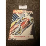 Motor Racing : BROC 500 mile race event programme