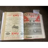 Speedway : Speedway News magazine 1930 bound volum