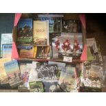 Horse Racing : A box of programmes, books, badges