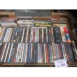 Records : CDs 2 large boxes - much rock,pop, indie