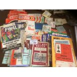 Football : Approx 100 programmes - mostly 1960s so