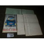 Motor Racing : Monte Carlo Rally 1963 super progra