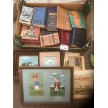 Horse Racing : super box of form books, print of l