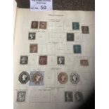 Stamps : New World postal album - reasonably fill