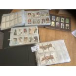Cigarette Cards : 4 albums full of cards sets/mixe