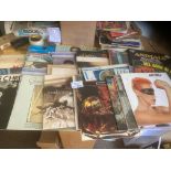 Records : Box of 40 various albums Soul, Disco, Po