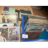 Records : 50 albums in a box - includes Rock/Pop F