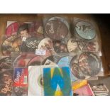Records : Case of picture discs mostly 1980s Pop/R