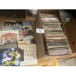 Records : Box of 200 1960s/80s singles many pictur