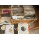 Records : Good box of 7" singles 200+ 1960s/80s -