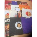 Records : QUEEN & related 7" single collection - i