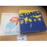 Records : ROLLING STONES - single Stones box set &