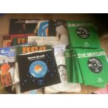 Records : Nice box of singles inc Bowie, several B