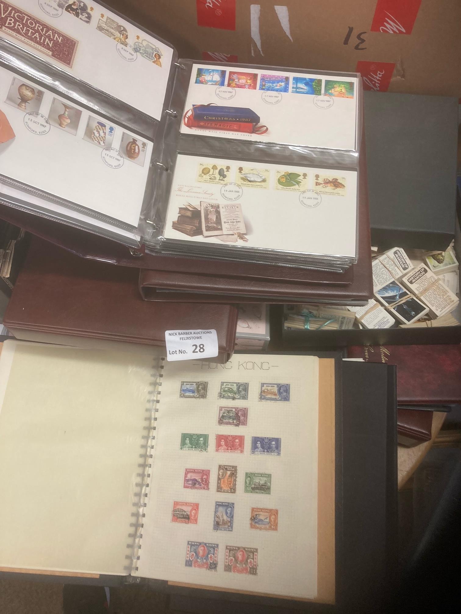 Stamps : Box of GB cover albums plus a useful comm - Image 2 of 2