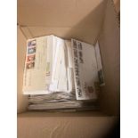 Stamps : Large box of GB covers many 100s 1960s on