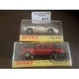 Diecast : Dinky - cars Ford 40 - RV-132 silver and