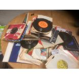 Records : 7" singles box of various great interest