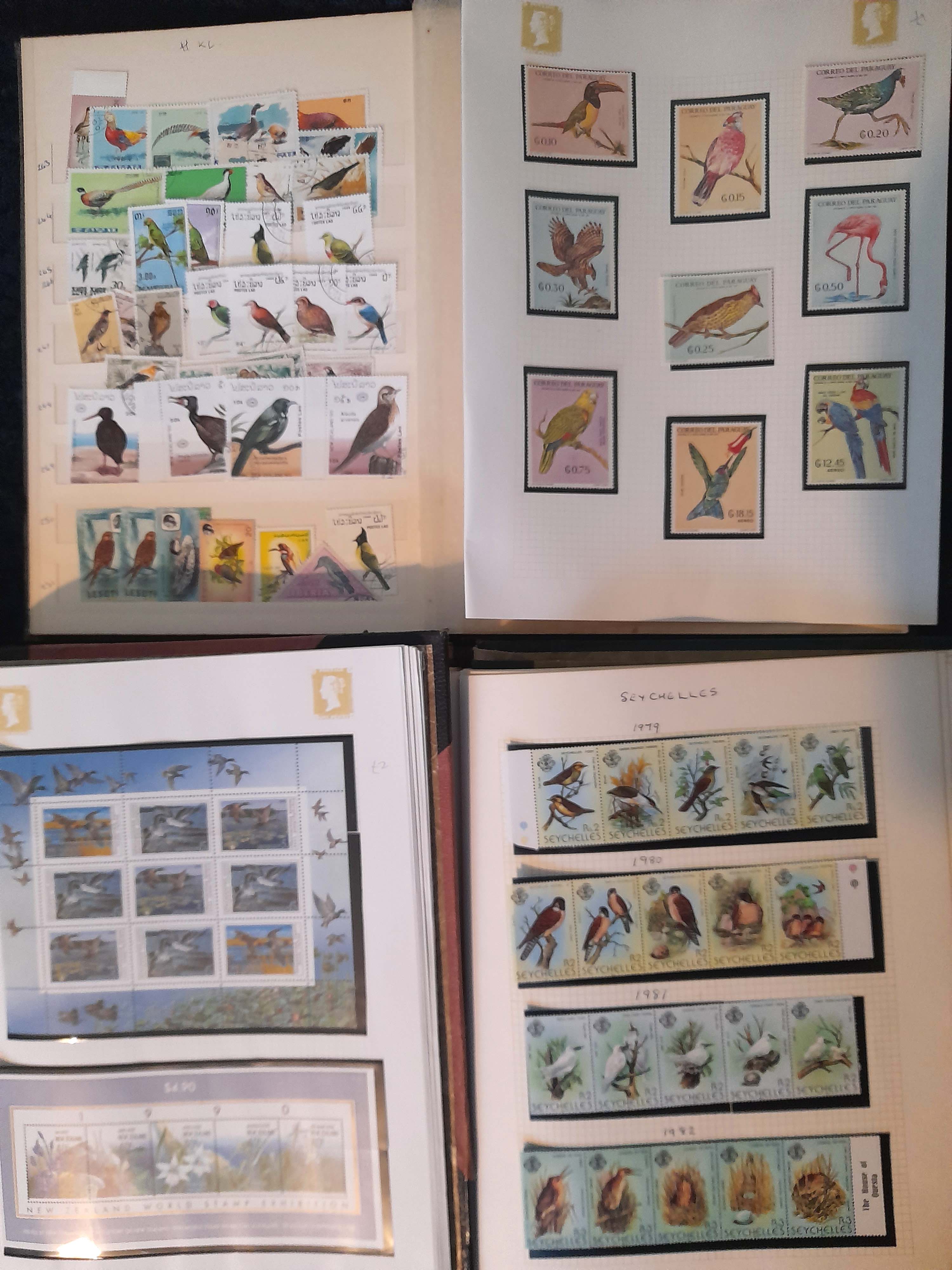 Stamps : BIRDS fine accumulation in 2 Albums, Stoc - Image 5 of 5