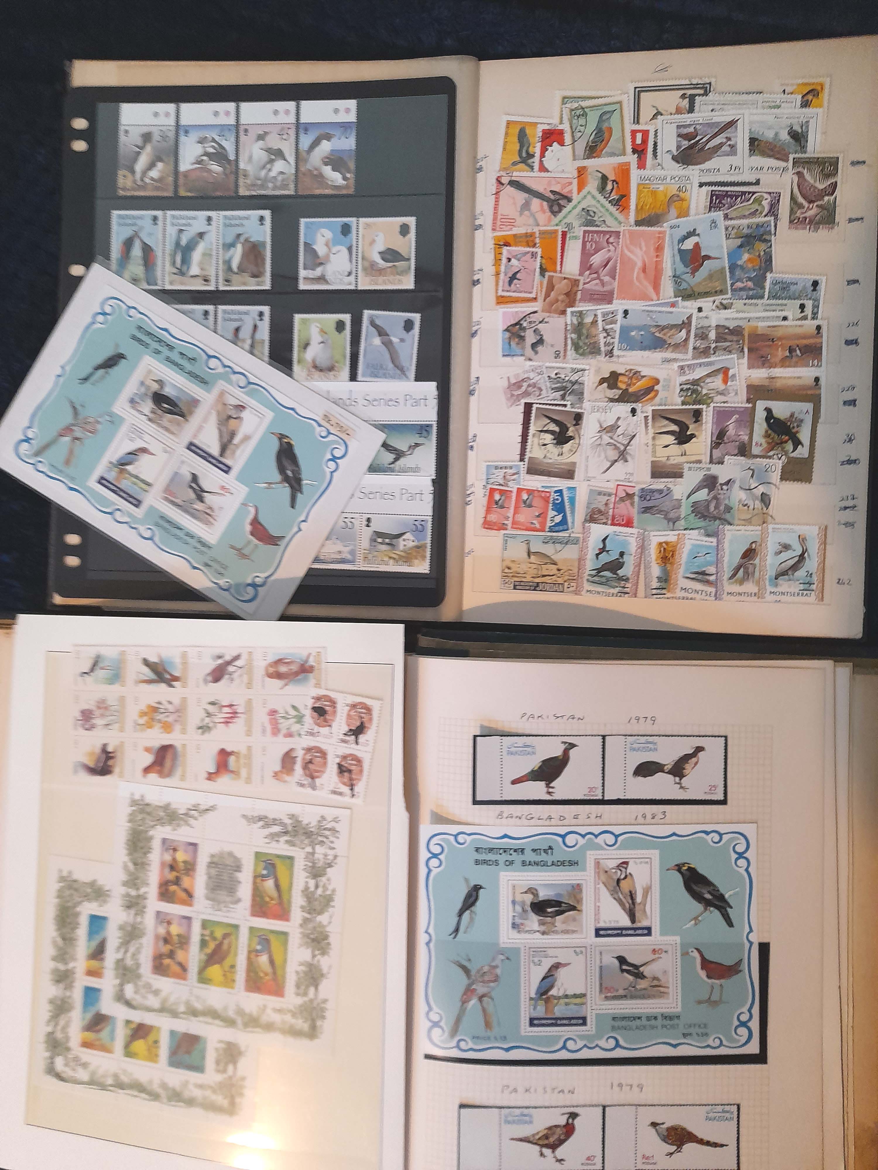 Stamps : BIRDS fine accumulation in 2 Albums, Stoc - Image 3 of 5