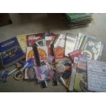 Speedway : Big box of ephemera inc programmes, bad