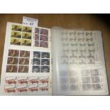 Stamps : GB heavy 64 page stockbook full of pre/po