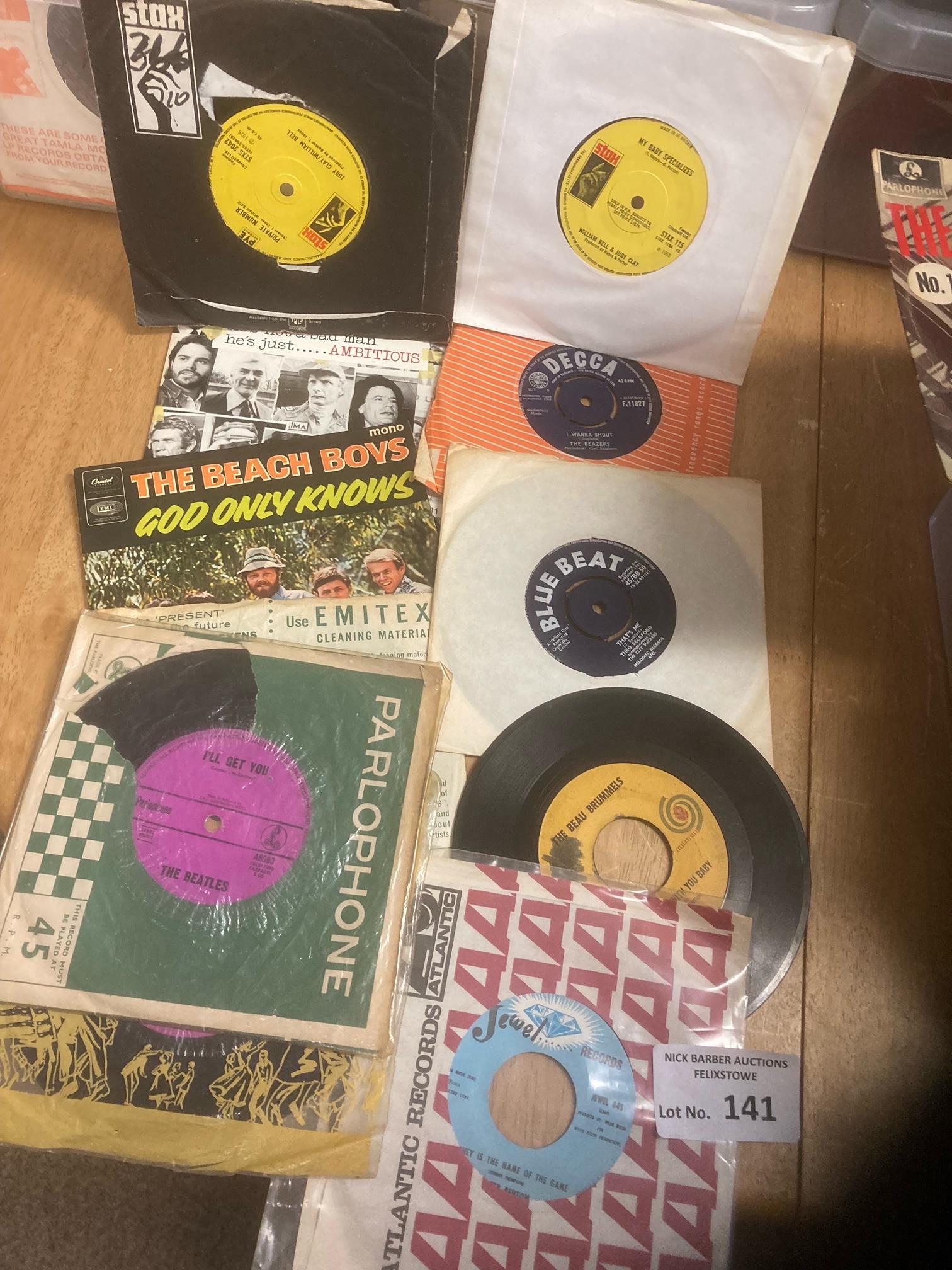 Records : 7" singles vast collection 'B' 75+ items