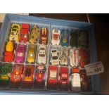 Diecast : Matchbox carry case (48) lower layer all