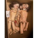 Diecast/Toys : Dolls - box of various dolls in var