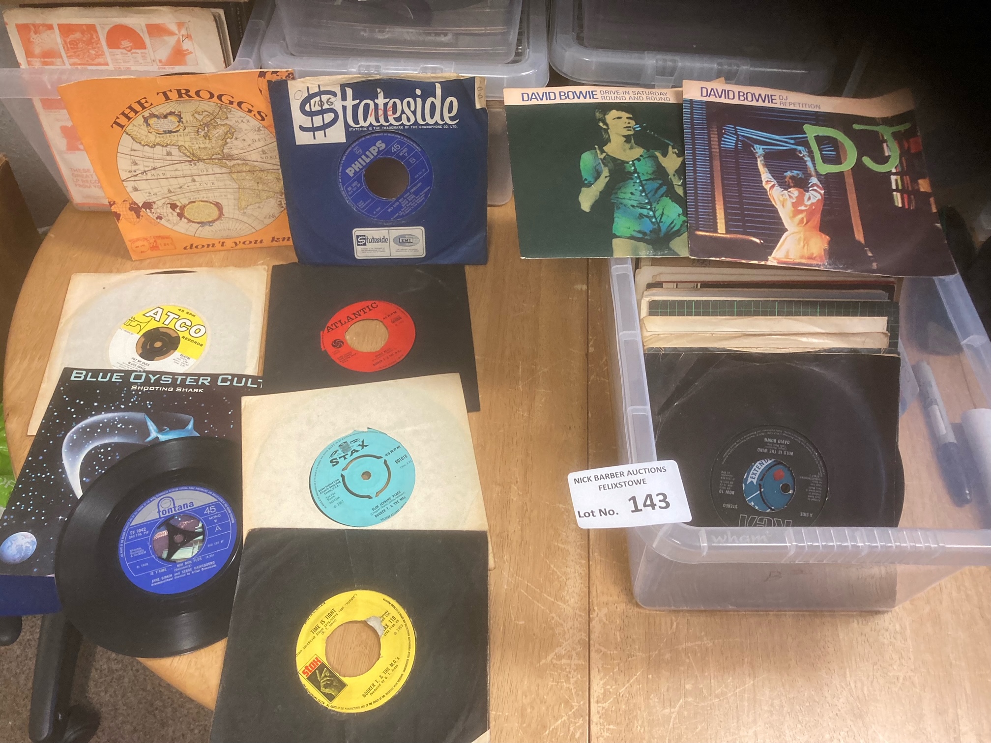Records : 7" singles 'B' box 3 - nice collection o