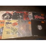 Records : 8 'Metal' 12" singles - all great cond -