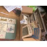 Collectables : Ephemera - box of various postcards