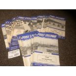Speedway : Poole Speedway programmes - great lot 1