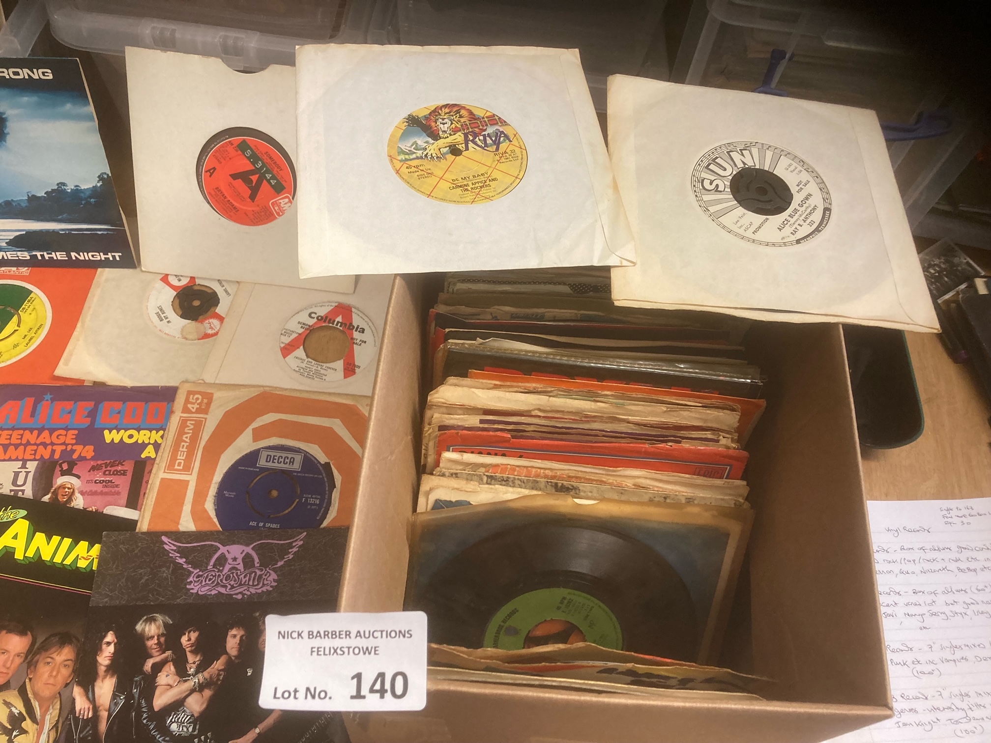 Records : 7" singles 'A' box of various 80+ items, - Image 2 of 2