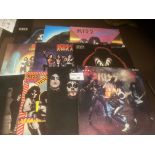 Records : KISS - great collection of (10) collecta
