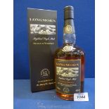 A boxed Longmorn Highland single malt scotch whisky, 15 years old.