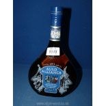 A bottle of Auld Alliance, an original marriage of malt scotch whisky with finest French Armagnac.