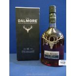 A 15 year old boxed 'Dalmore' single malt scotch whisky.