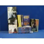 Four Star Wars books including volumes 1 and 2 'Adventures of Luke Skywalker and 'Splinter of The