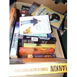 A quantity of books to include; Jeremy Clarkson, Ian Rankin, Tom Kratman, etc.